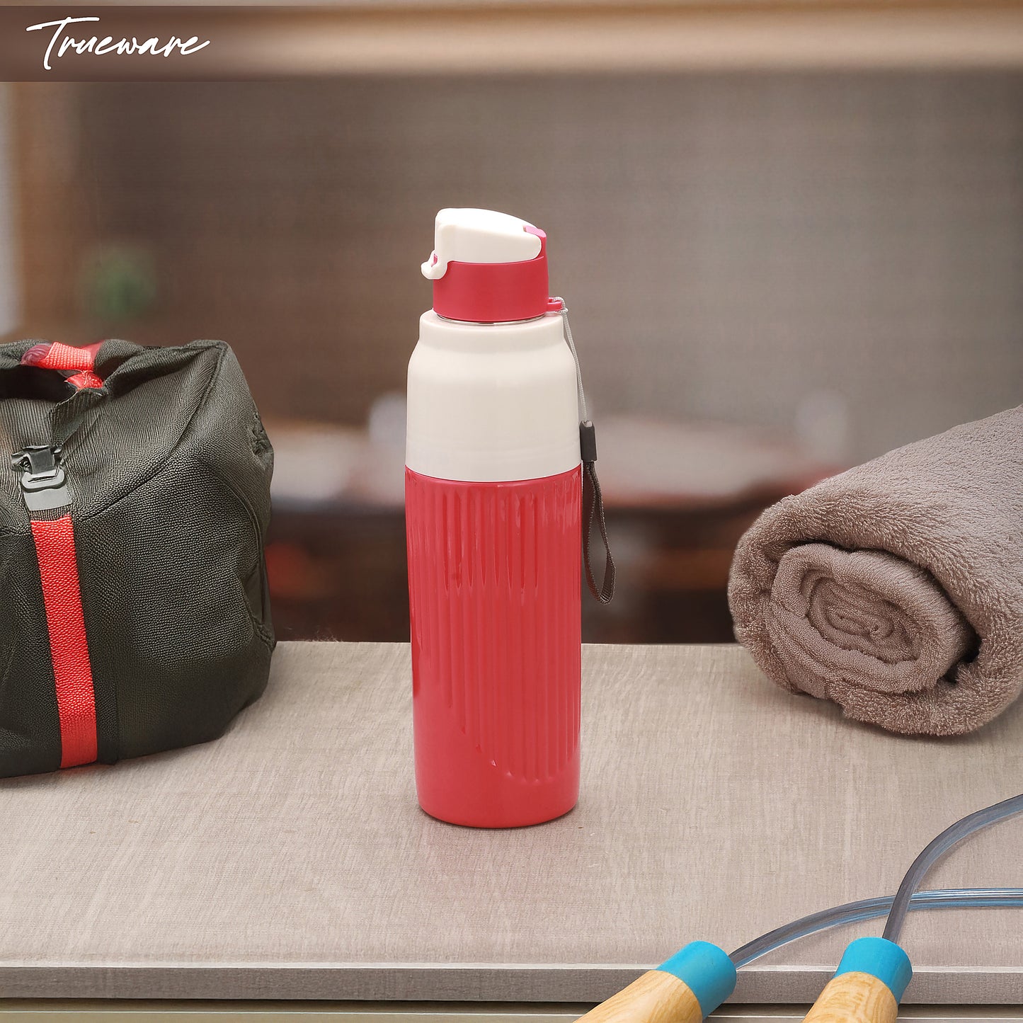 Aqua Snow 900 Inner SS- Insulated Water Bottle (AQA-SNOW-900SS-Red)