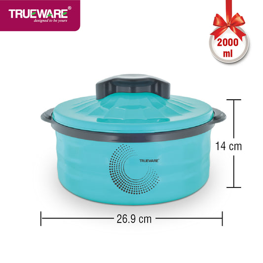 Stylus Casserole Inner Steel Casserole, 2000 Ml | Pu Insulated