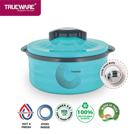 Stylus Casserole Set Of 3 |Inner Steel Casserole | Pu Insulated (1000, 1500 & 2000Ml)