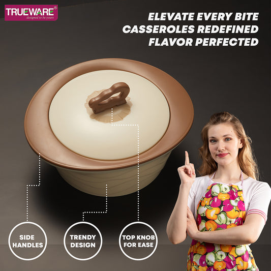 Zinna Impulse 1800 Inner Steel Casserole, 1500 Ml | Pu Insulated