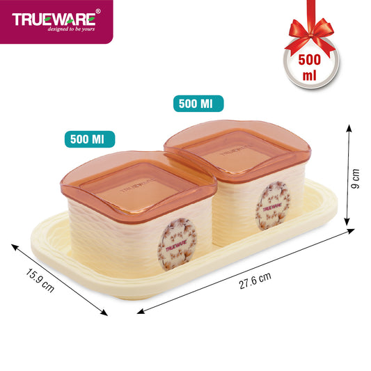 Dafodil 500 2Pcs With Tray Serving Set