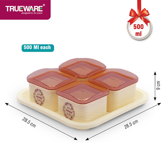 Dafodil 500 4Pcs With Tray-Serving Set