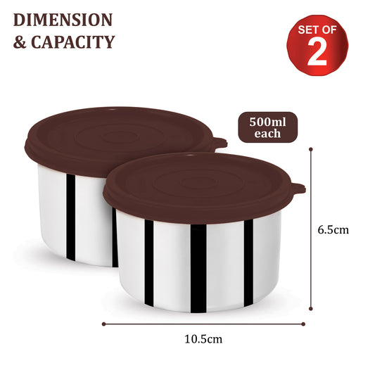 Day to day container assets brown Set of 2