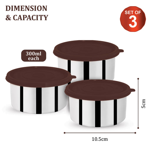 Day To Day Container Assets Brown Set Of 3