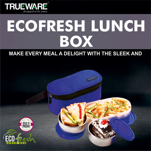 Lunch Box Eco Fresh 2+1Pcs Pp Silverline