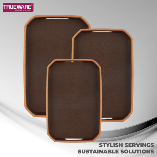 Oyster Serving Tray Set Of 3 With Box