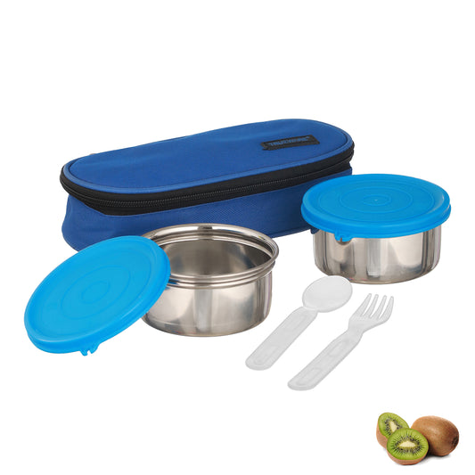 Tasty 2, 300 X 2 Container | Stainless Steel | Lunch Box | Tiffin | Leak Proof