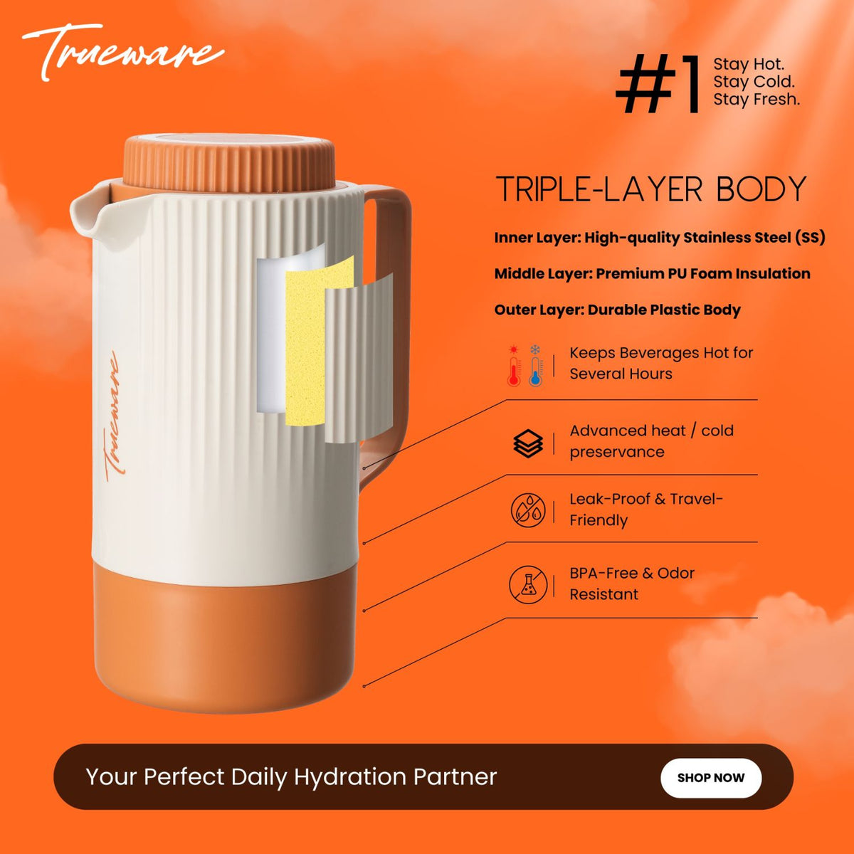 Amaze Insulated Flask | 750 ml