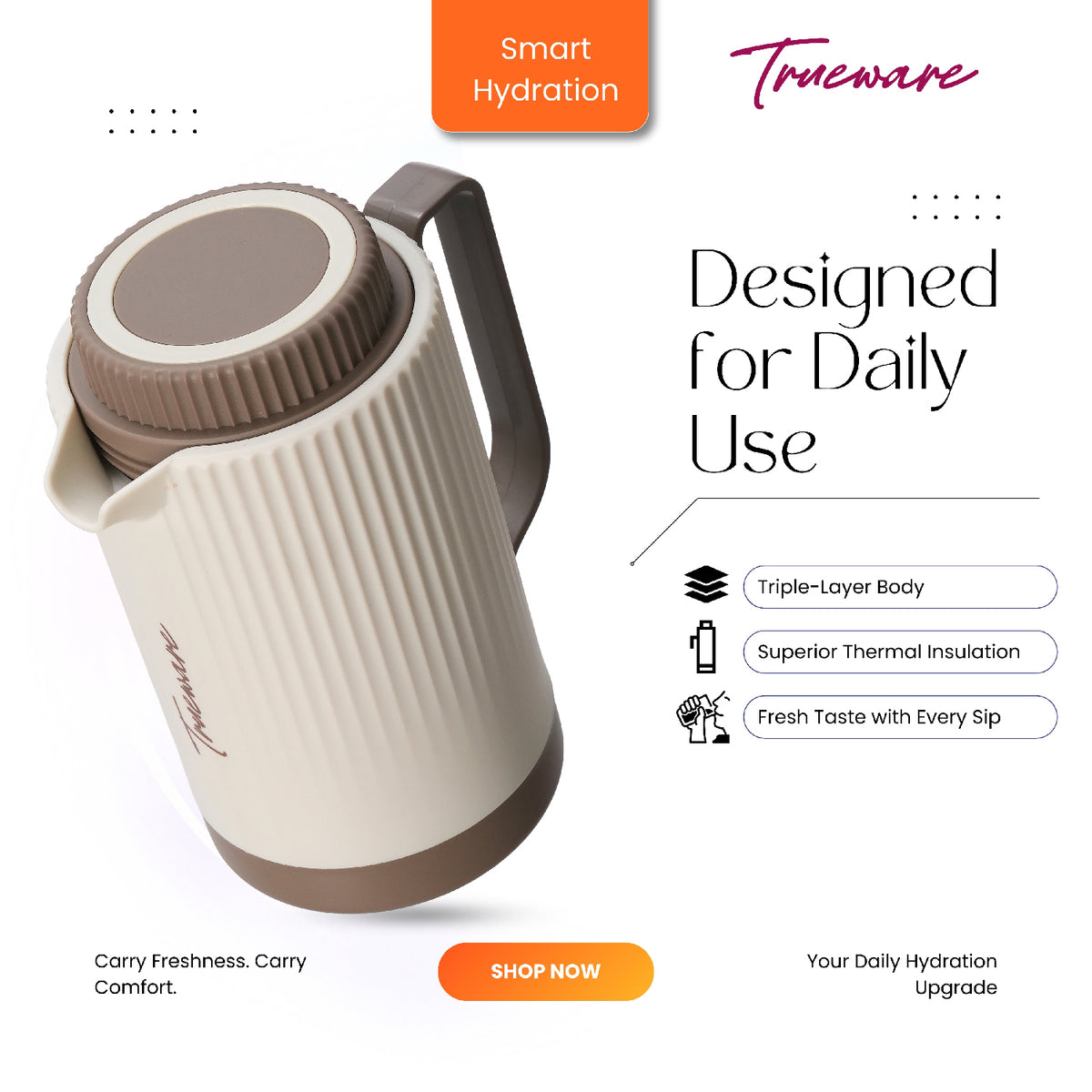 Trueware Amaze Insulated Flask | 750 ml