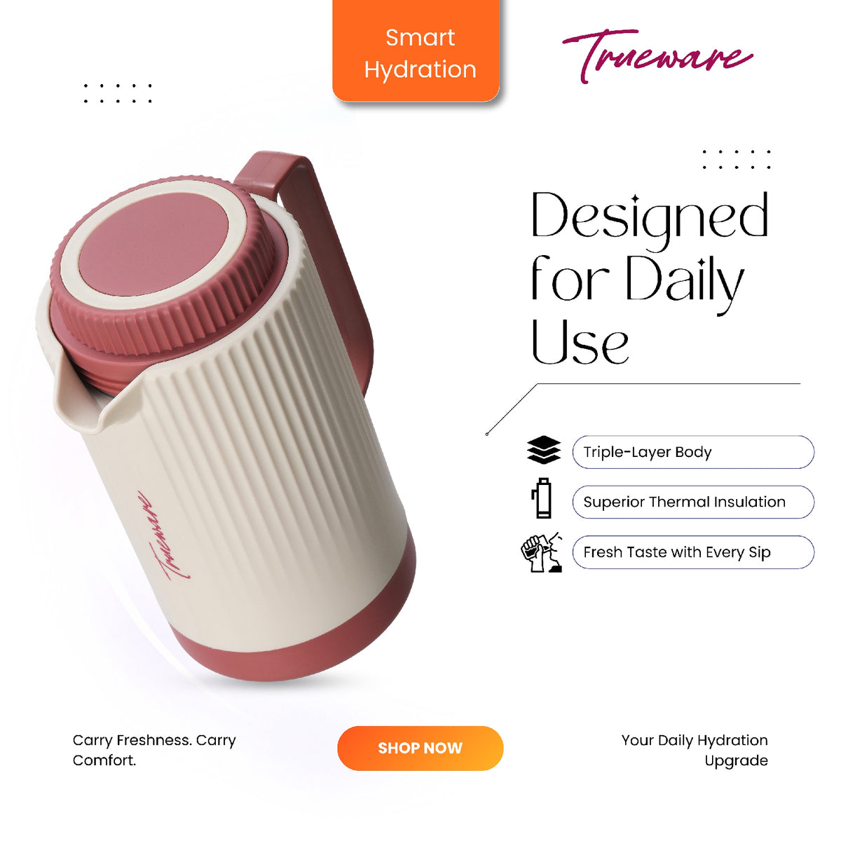 Trueware Amaze Insulated Flask | 750 ml