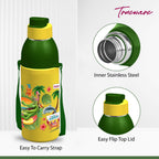 Trueware Aqua Sip Junior Inner Stainless Steel Kids Water Bottle | 520 ml