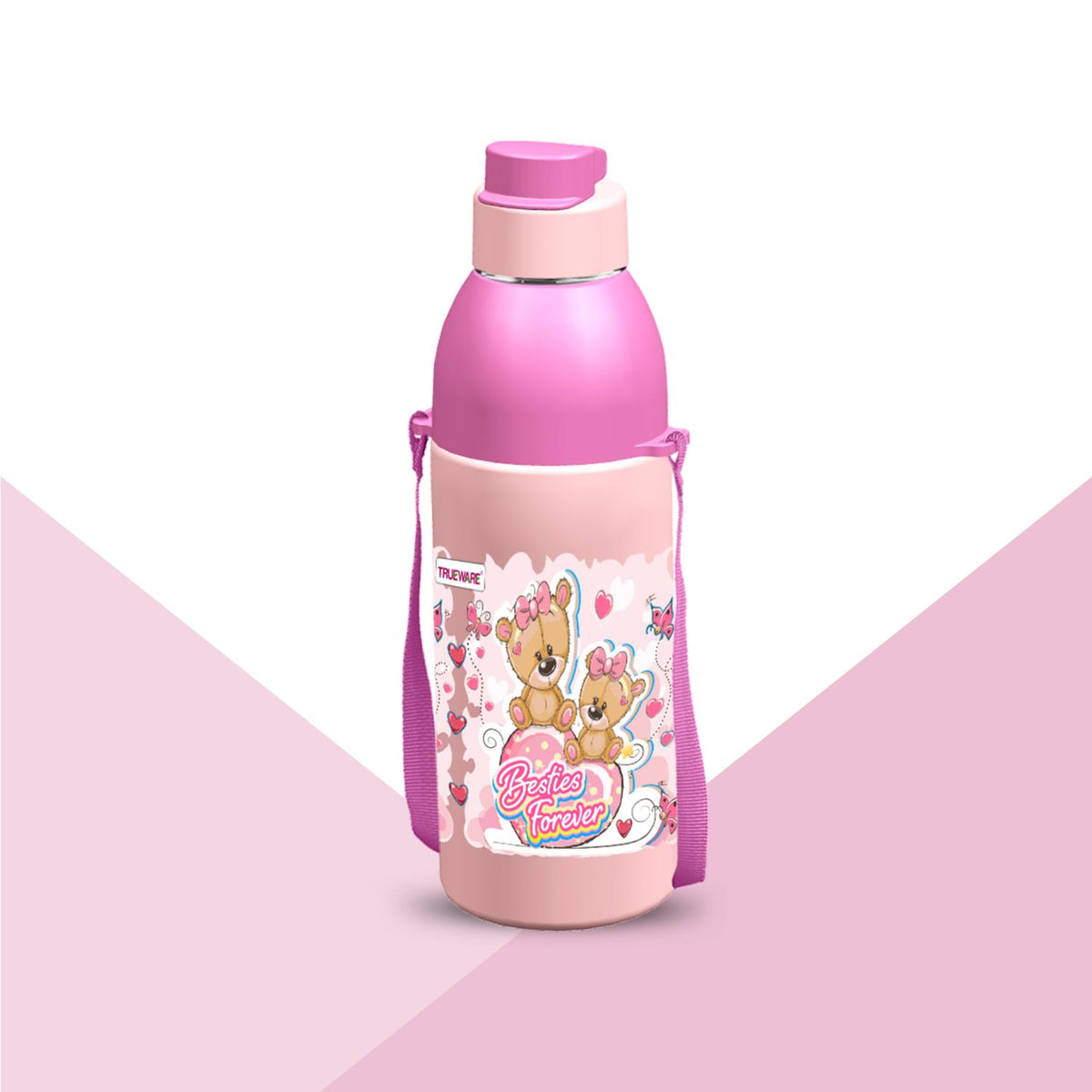 Trueware Aqua Sip Junior Inner Stainless Steel Kids Water Bottle | 520 ml