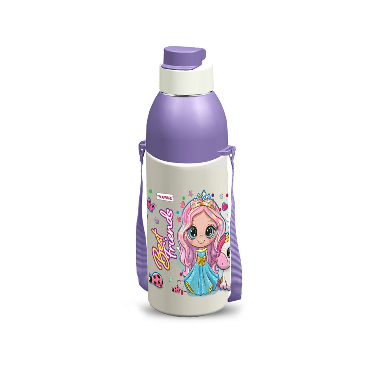 Trueware Aqua Sip Junior Inner Stainless Steel Kids Water Bottle | 520 ml
