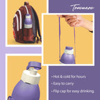 Trueware Aqua Sip Junior Inner Stainless Steel Kids Water Bottle | 520 ml
