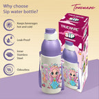 Trueware Aqua Sip Junior Inner Stainless Steel Kids Water Bottle | 520 ml