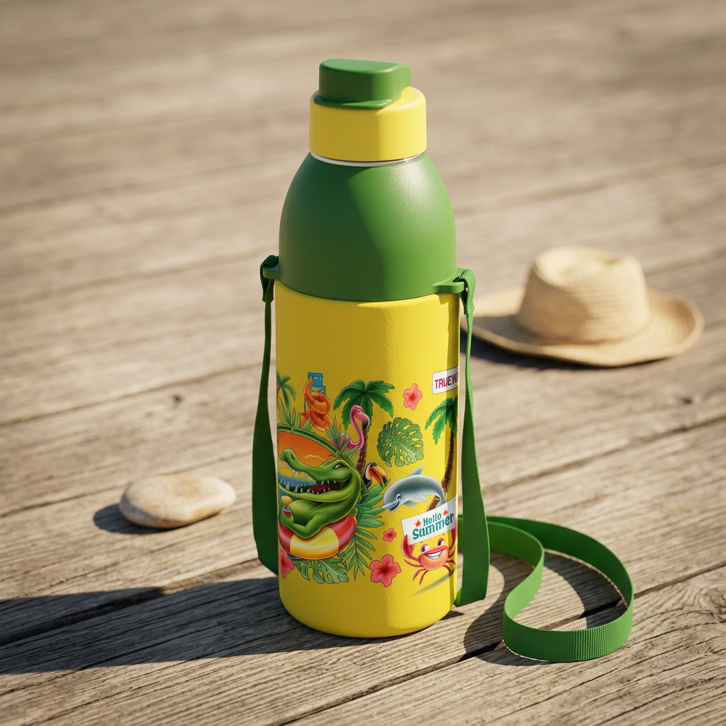 Trueware Aqua Sip Junior Inner Stainless Steel Kids Water Bottle | 520 ml