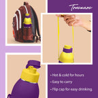 Trueware Aqua Sip Junior Inner Stainless Steel Kids Water Bottle | 520 ml