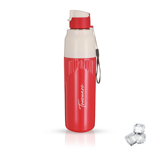 Aqua Snow 900 Inner SS- Insulated Water Bottle (AQA-SNOW-900SS-Red)