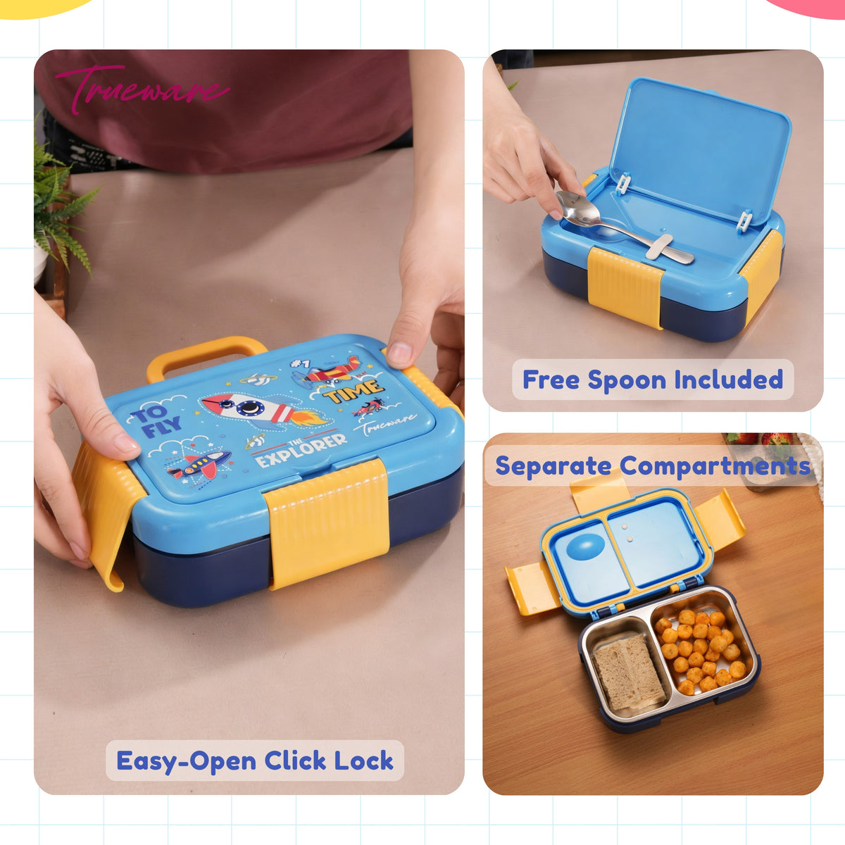 Trueware Bento 2 Lunch Box | 2 compartments