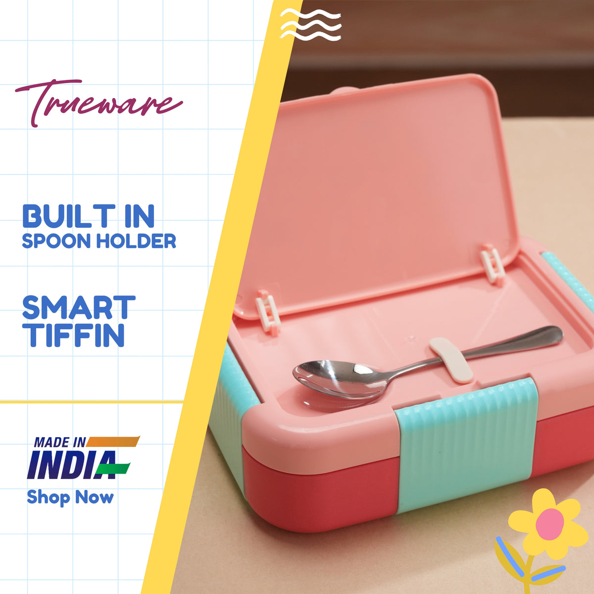 Trueware Bento 2 Lunch Box | 2 compartments