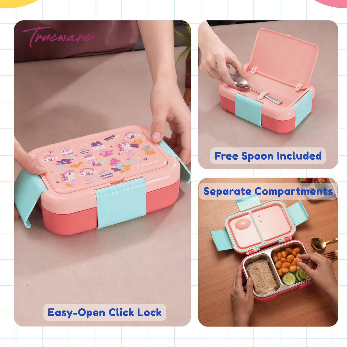 Trueware Bento 2 Lunch Box | 2 compartments