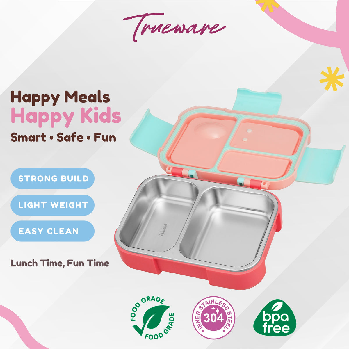 Trueware Bento 2 Lunch Box | 2 compartments