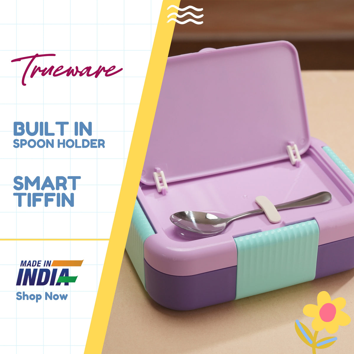 Trueware Bento 2 Lunch Box | 2 compartments