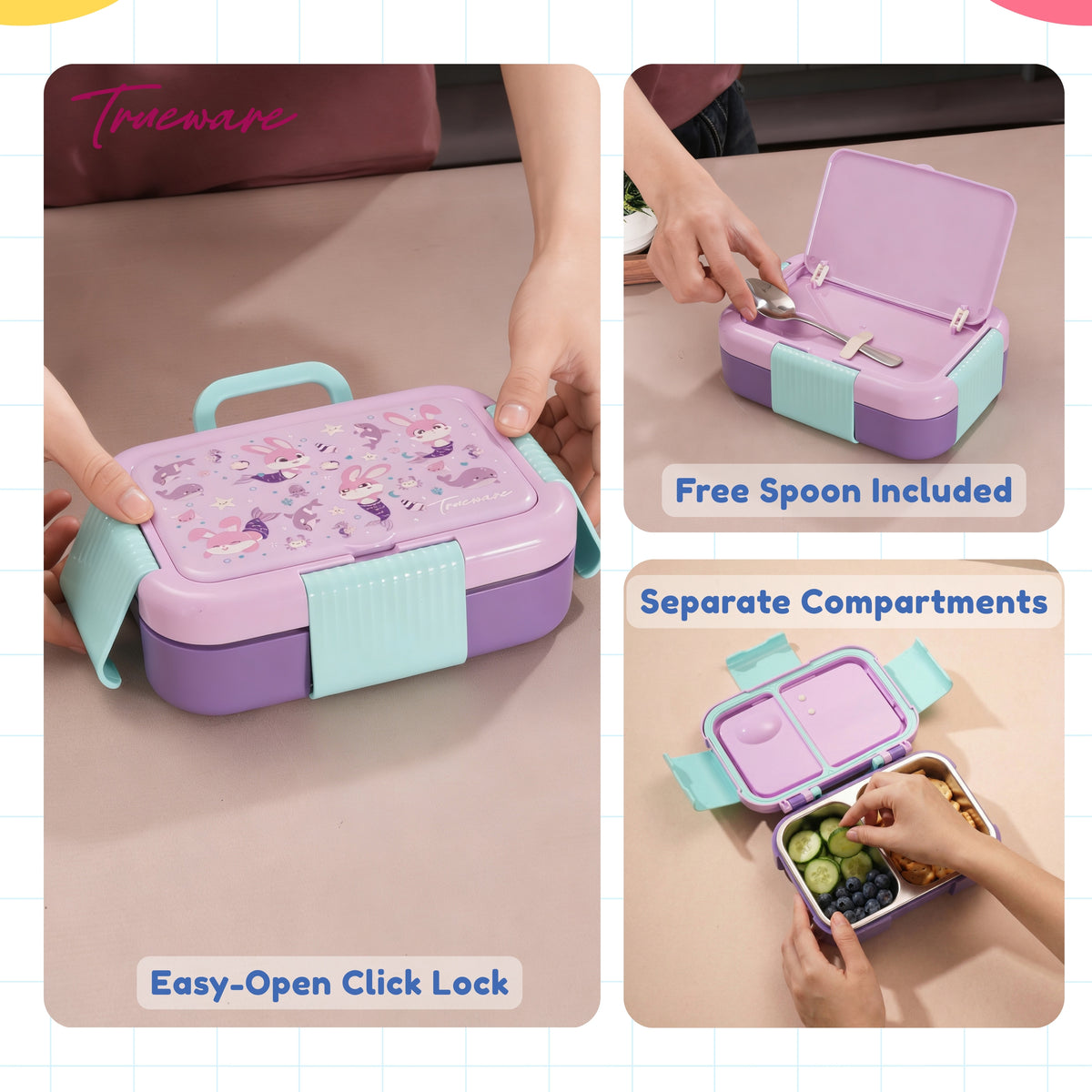 Trueware Bento 2 Lunch Box | 2 compartments