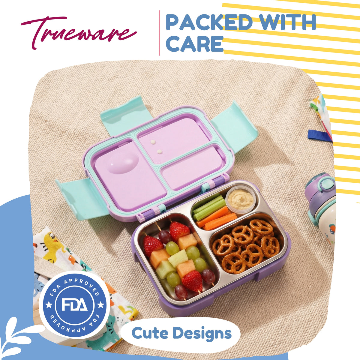 Trueware Bento 2 Lunch Box | 2 compartments