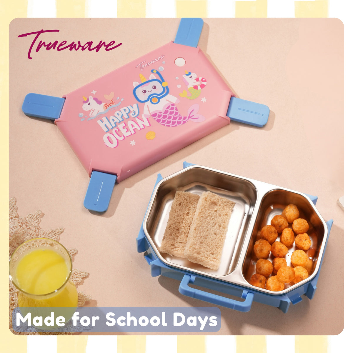 Trueware Bloom 2 Lunch Box I 2 Compartments