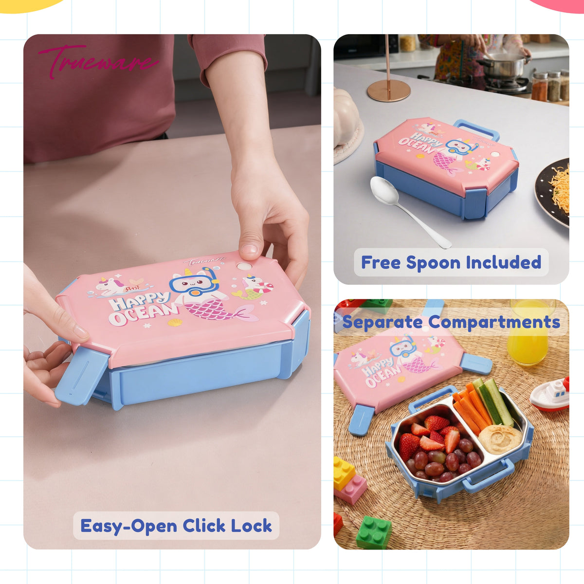 Trueware Bloom 2 Lunch Box I 2 Compartments