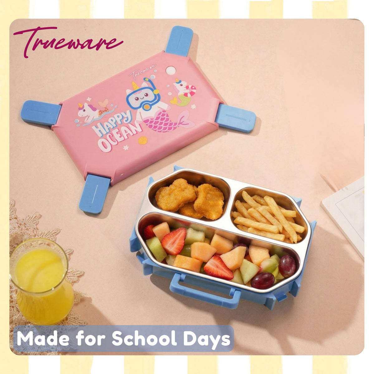 Trueware Bloom 2 Lunch Box I 2 Compartments