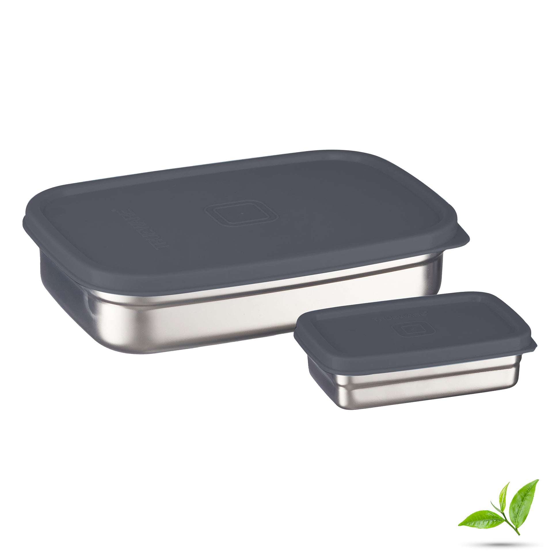 Trueware Bent Steel Stainless Steel Compact Big Steel Lunch Box