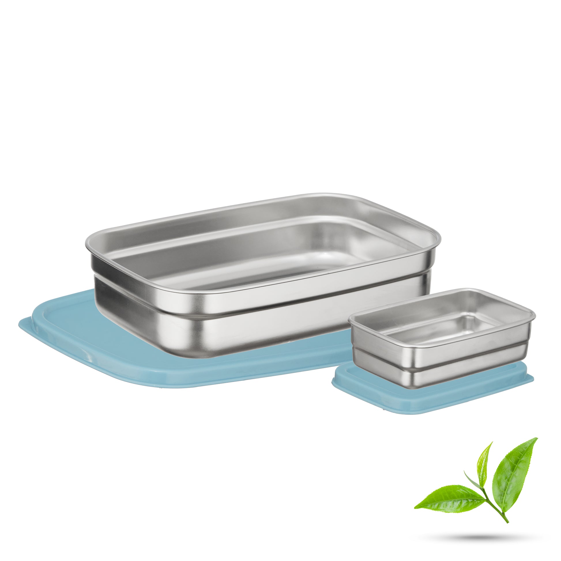 Trueware Bent Steel Stainless Steel Compact Big Steel Lunch Box