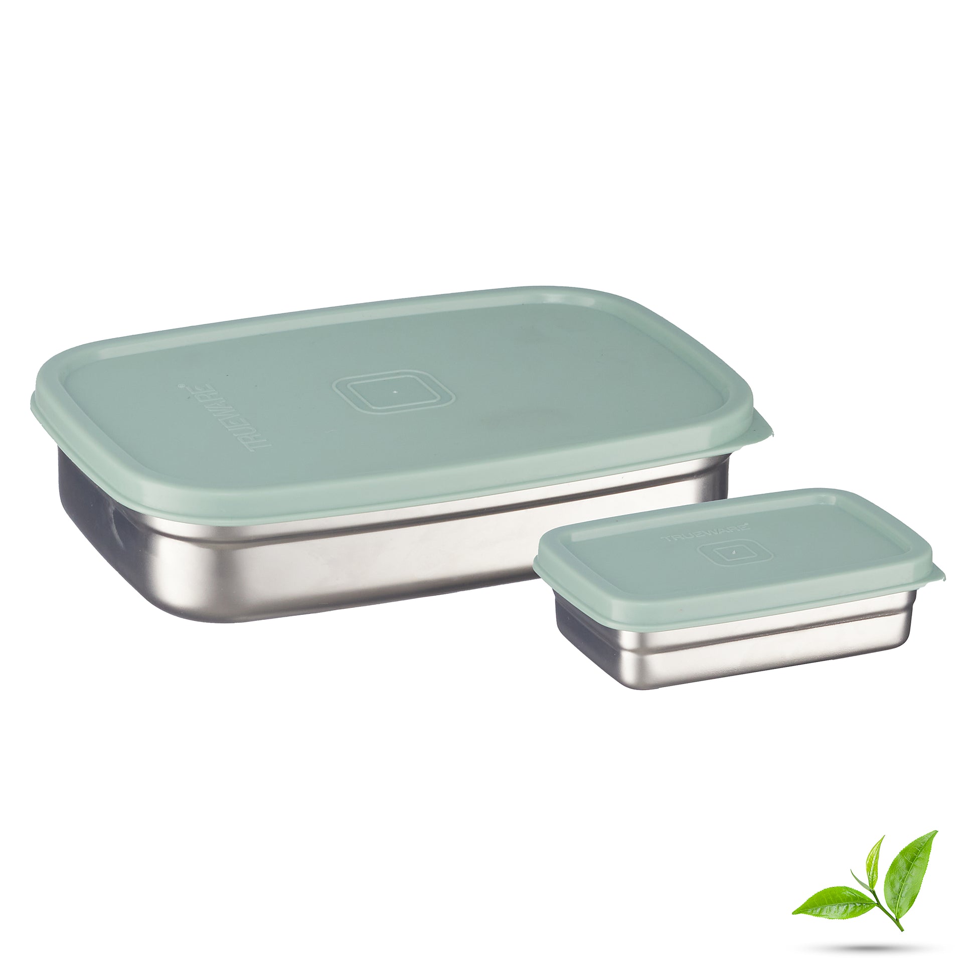 Trueware Bent Steel Stainless Steel Compact Big Steel Lunch Box