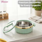 Trueware Celebration Glass Lid Casserole | 1300 ml