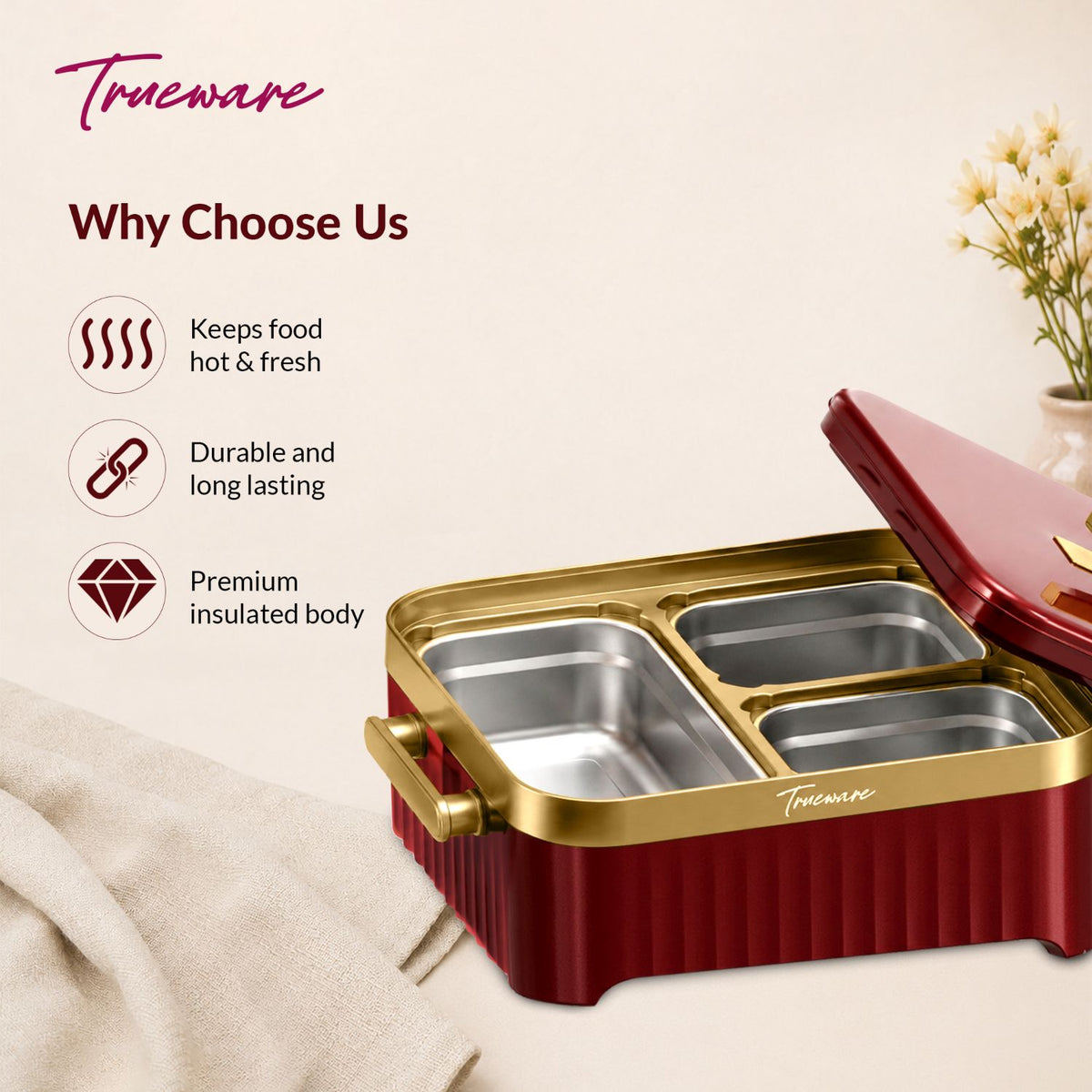 Ornate Insulated Chafing Dish