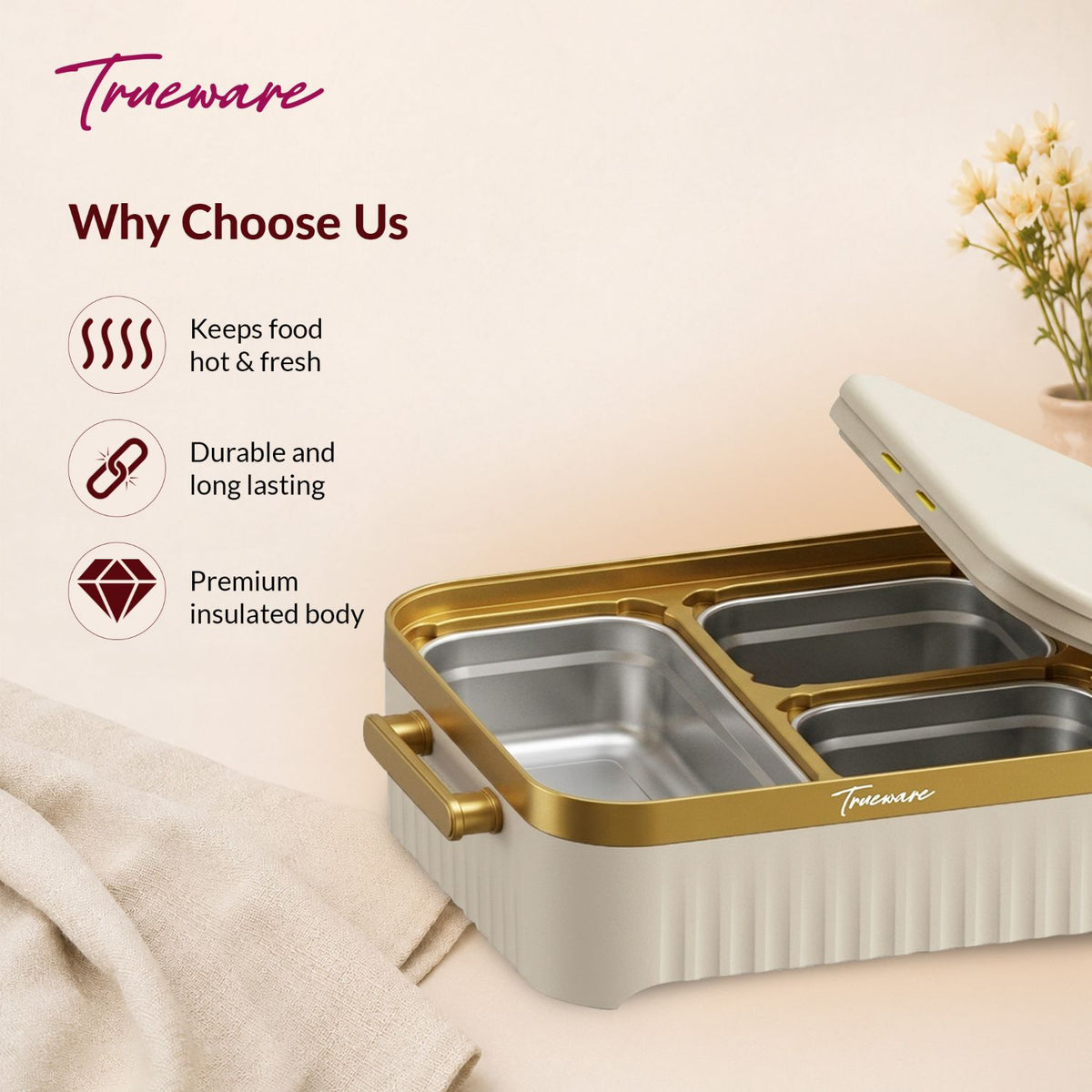 Trueware Ornate Insulated Chafing Dish