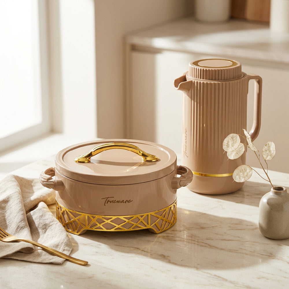 Trueware Signature Gift Set I Casserole & Flask Set