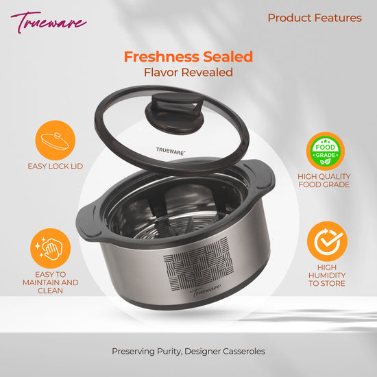 Cosmic Glass Insulated Casserole 2800