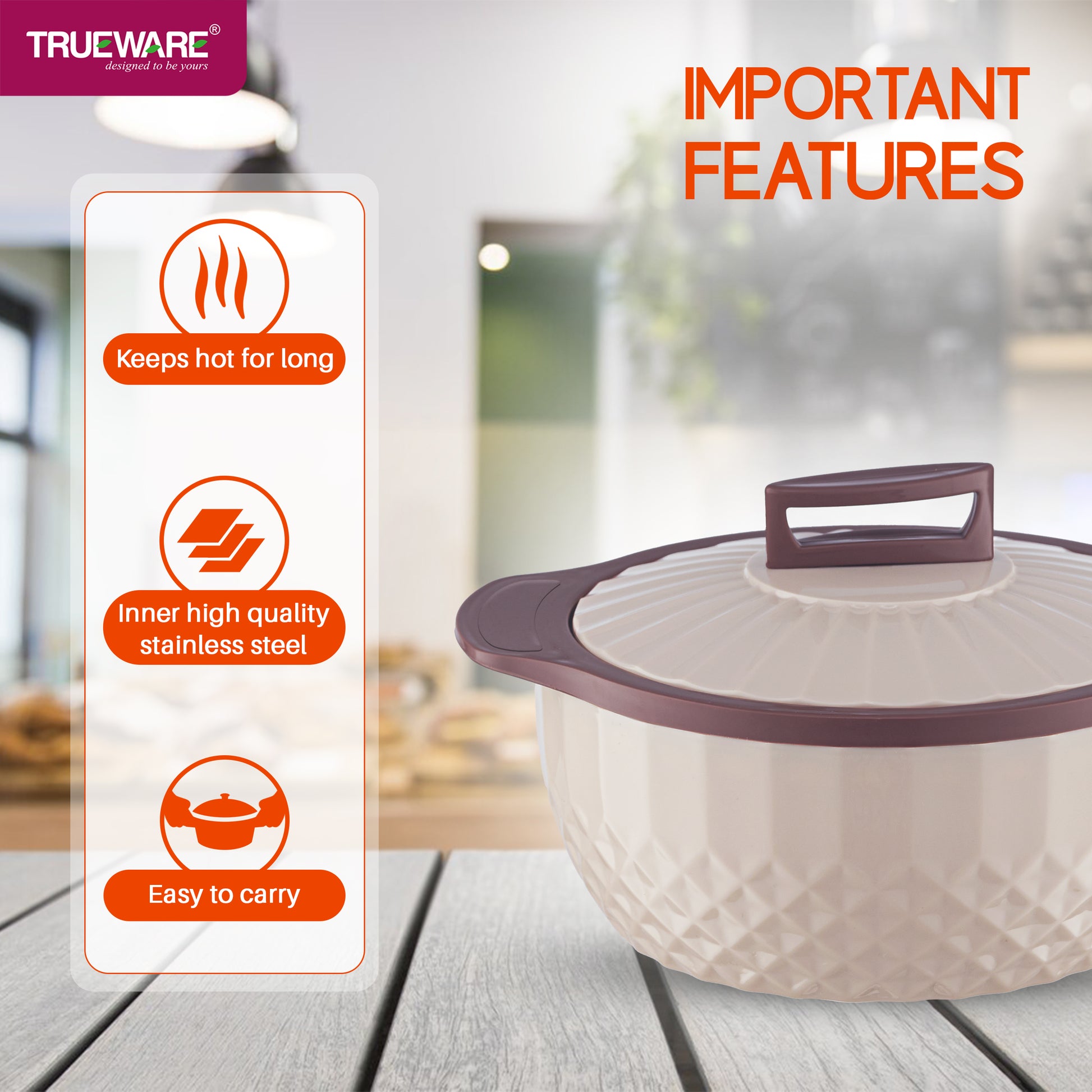 Etenity Insulated Casserole 1200