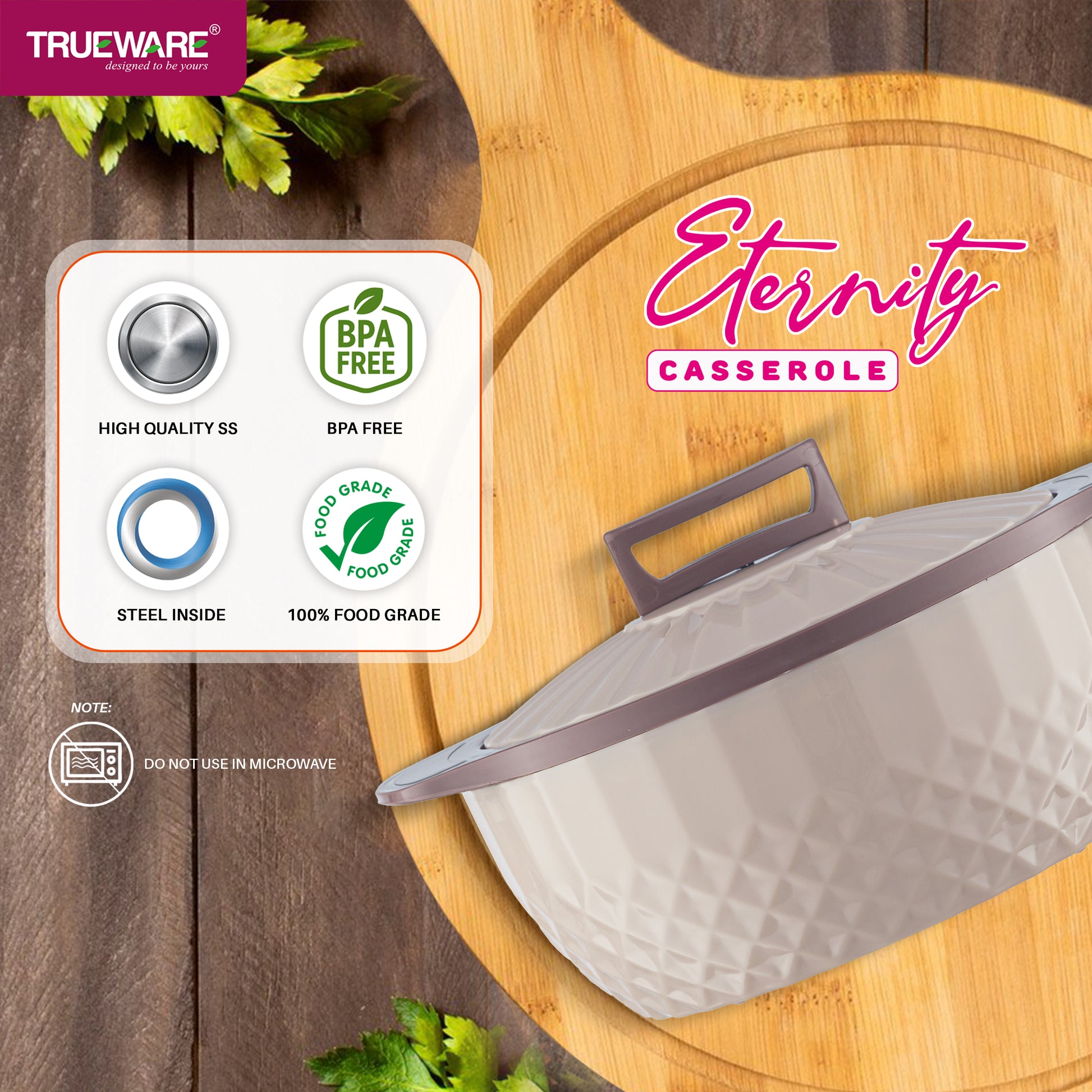 Etenity Insulated Casserole 1200