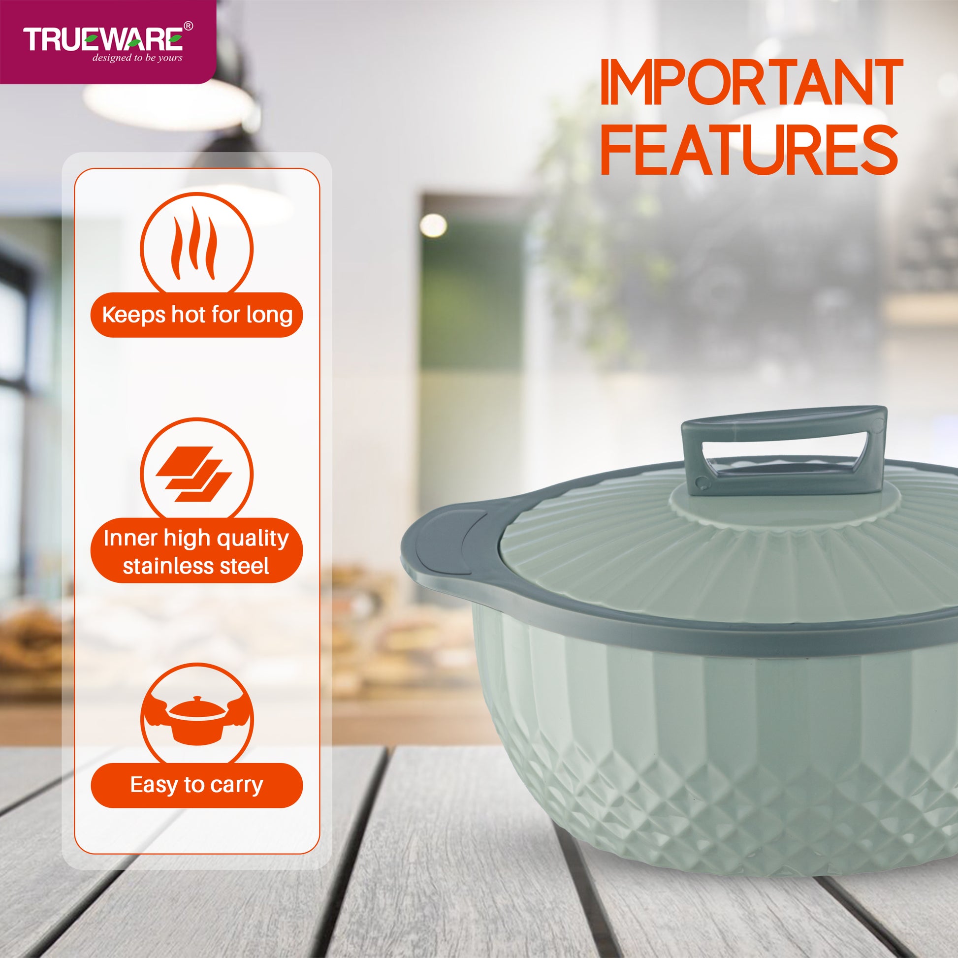 Etenity Insulated Casserole 1200