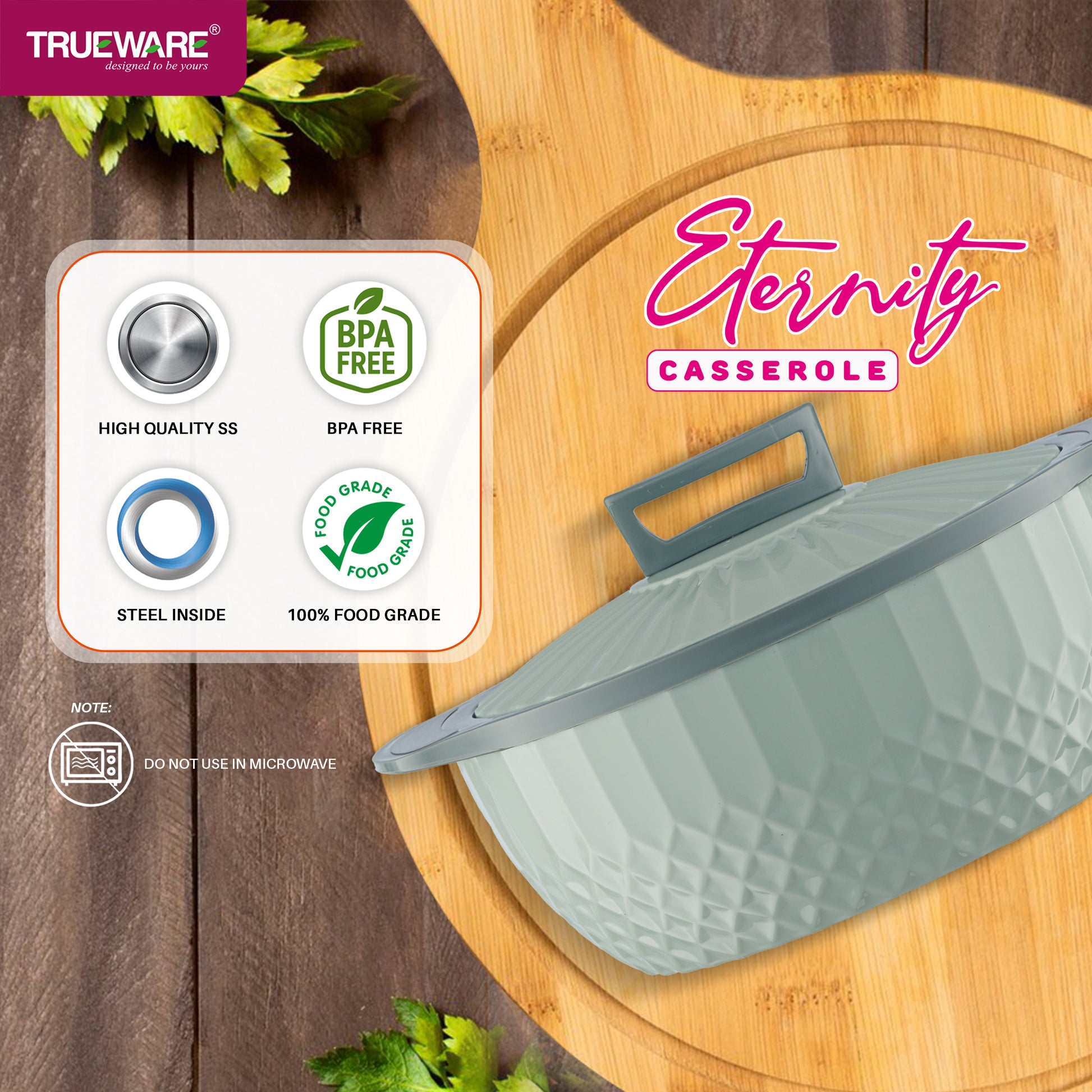 Etenity Insulated Casserole 1200