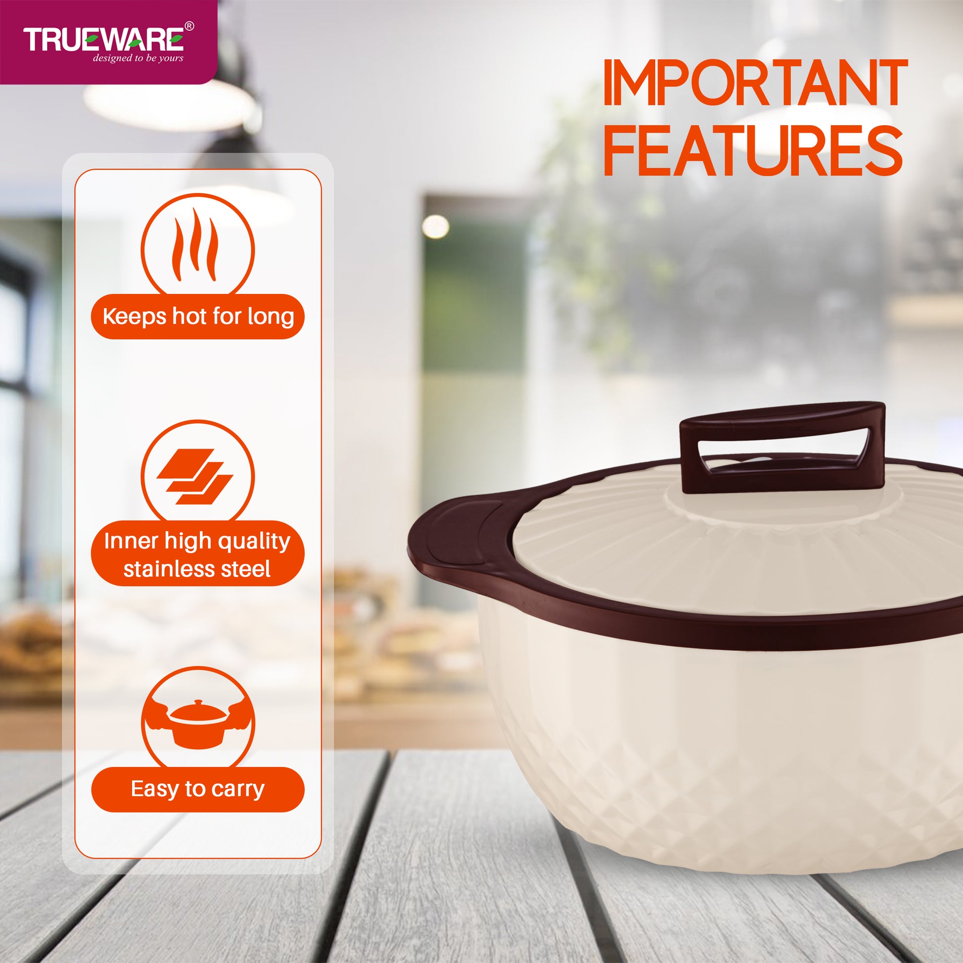Etenity Insulated Casserole 1200