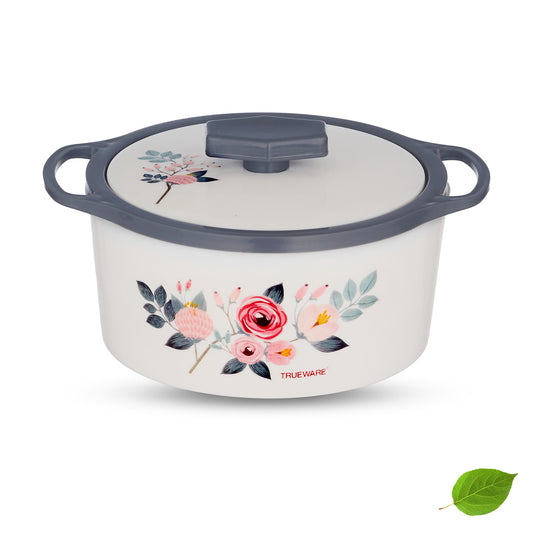 Trueware Inner Steel Outer Plastic Thermoware Serving Casserole | 2000 ML | Thermoware | Hot Pot