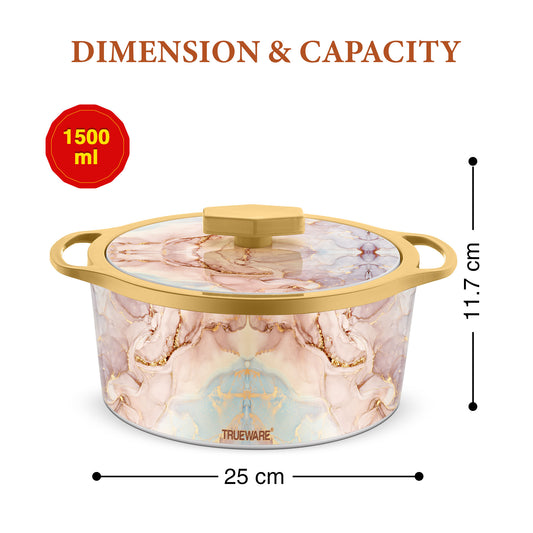 Floraa Superior Insulated Casserole 2800 With Chapati Stand