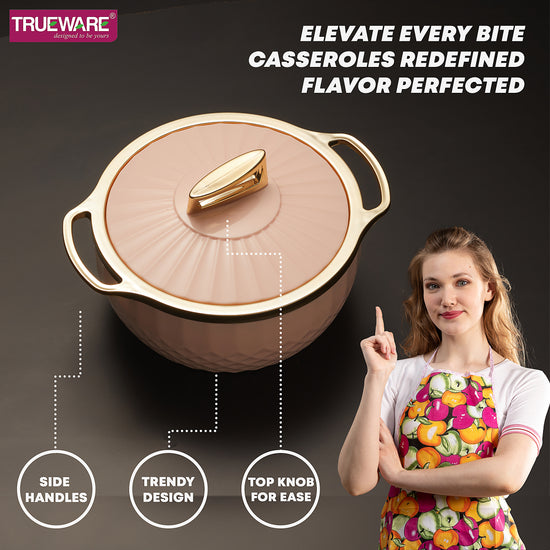 Krystal Casserole Inner Steel Casserole, 1500 Ml | Pu Insulated