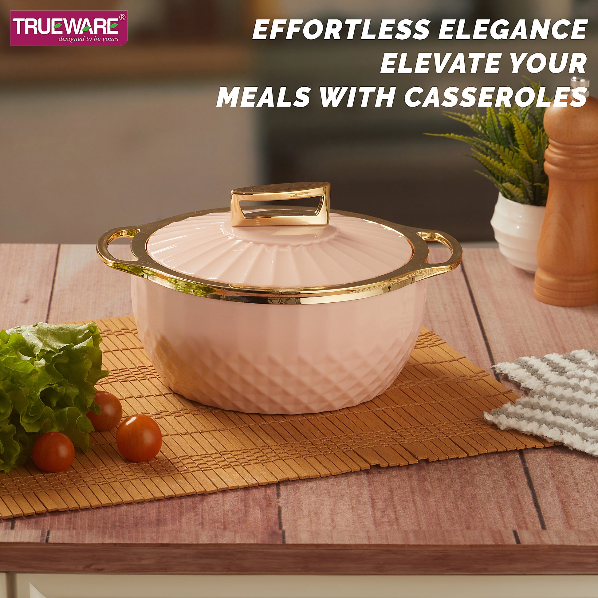 Krystal Casserole Inner Steel Casserole, 1500 Ml | Pu Insulated