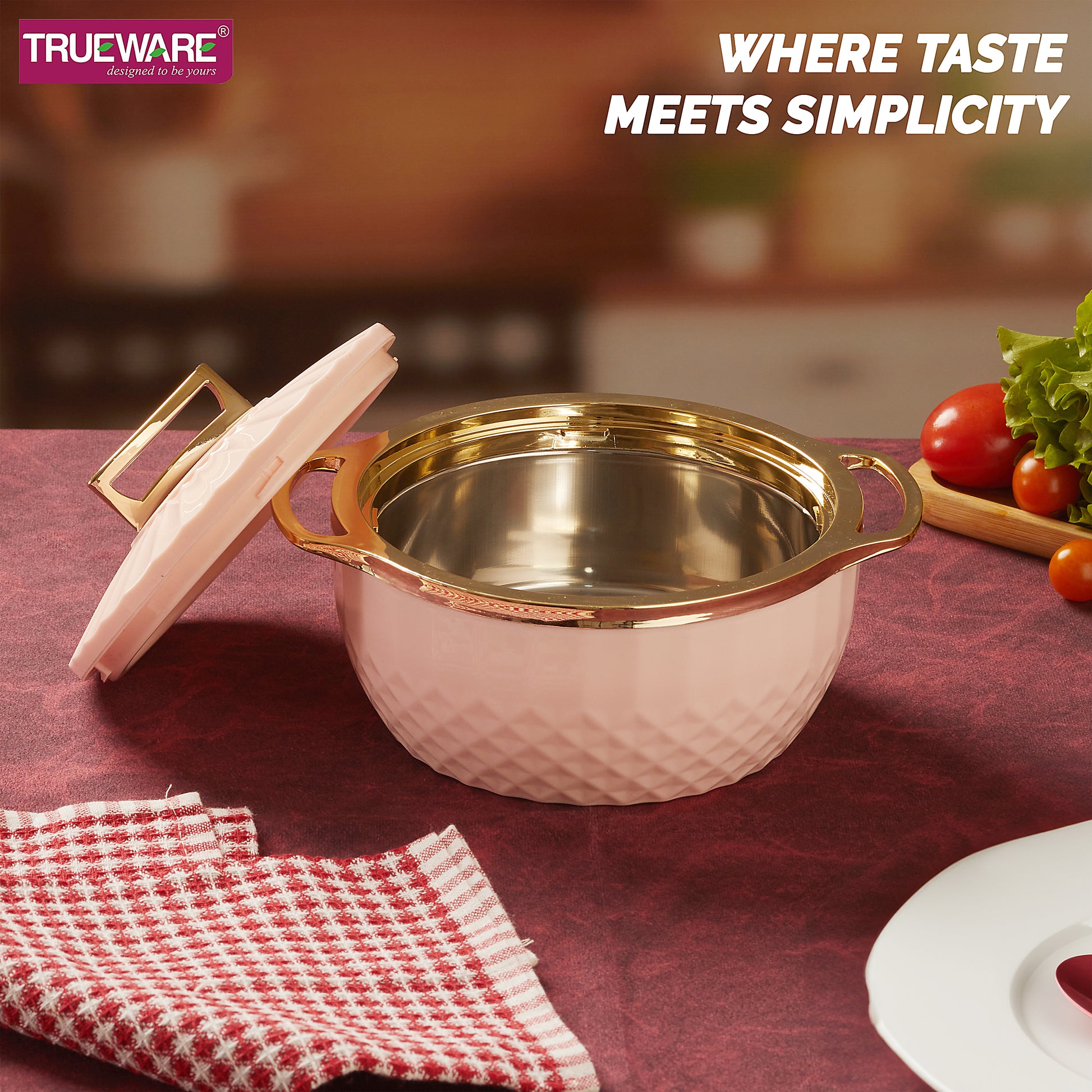 Krystal Casserole Inner Steel Casserole, 1500 Ml | Pu Insulated